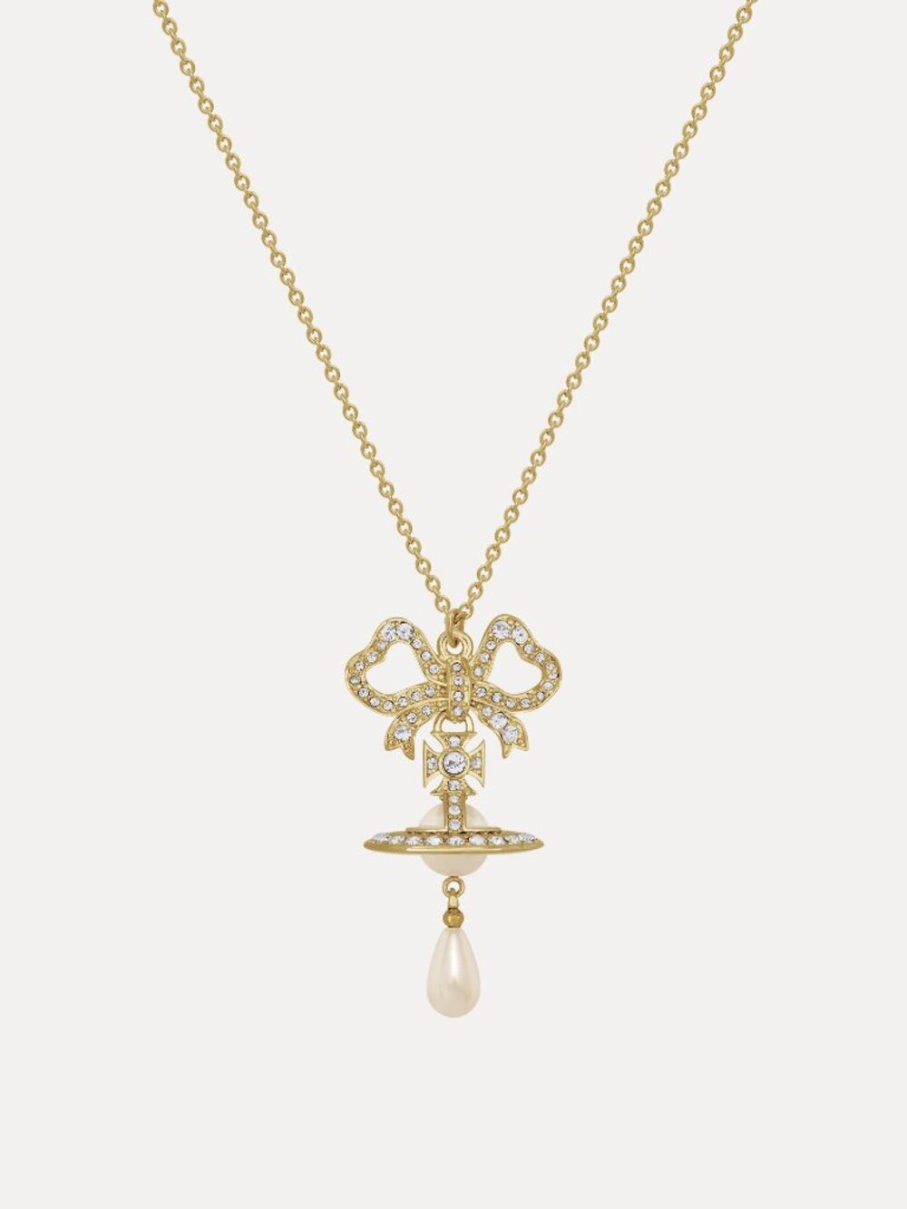 Vivienne Westwood Rigoberta Pearl Pendant Necklace